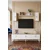 Hanah Home TV komoda Demet, hrast Sapphire / bela