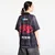 Majice A BATHING APE Flame Pattern Overall Print Half Zip Relax Fit Polo Shirt UNISEX Black M