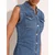 Lipsy Dolga srajca  moder denim