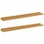 Polica na zidu Zidne 2 pcs Bež 80 x 9 x 3 cm Konstruirano drvo