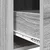 Kreveta Siva Sonoma 75 x 36 x 80 cm Konstruirano drvo