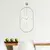Wallity Zidni sat Mclock-00113, 35x85x7 cm, Zlatne boje