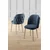 Hanah Home set trpezarijskih stolica Axle 8 kom, antracit tkanina Babyface, hromirane metalne noge