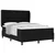 vidaXL vidaXL Box Spring Postelja z Blazino - Črna, 140x190 cm, Tkano, (22052161)