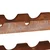 Stalak za vino Smeđa 100 x 45 x 33 cm Čvrsto reciklirano drvo