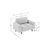 Atelier del Sofa Fotelja Sparrow Loveseat, Prljavo bela