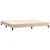 Vidaxl Box spring postelja z vzmetnico kapučino 200x200 cm um. usnje