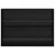 Polica za časopise s policom 2 pcs Crni hrast 100 x 12 x 70 cm