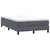 Vidaxl Box spring postelja brez vzmetnico temno siva 120x210 cm žamet