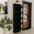 HANAH HOME Ormar za cipele Locking 5 Piece Metal Black