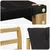 Set vanjskih sofa 6 pcs Bijela i crna