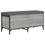 Klupa za cipele siva boja hrasta 102x42x45 cm konstruirano drvo