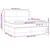 Vidaxl Box spring postelja z vzmetnico taupe 180x200 cm blago