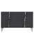 Hanah Home Komoda Meyra 120, Anthracit-siva
