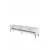 Hanah Home TV komoda Ilay, 180 cm, bela / srebrna