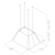 ELICA IKONA LIGHT IX/F/60 Ostrvski aspirator, 267W, Sivi