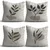 Aberto Design Set dekorativnih jastučnica ASR-plw4-15, 43 x 43 cm, 4 komada, Višebojne