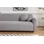 Atelier del Sofa Ugaona garnitura Eddy 162x273cm, Svetlosiva