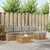 Set vanjskih sofa 6 pcs Bijela i svjetlosiva 59 x 59 x 37 cm