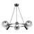 Opviq Luster Zerde-87-06, O14, 12cm, IP20 Srebrne boje