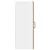 Zidni stakleni ormarić 2 pcs Umjetnički hrast 40 x 31 x 80 cm