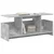 TV stalak Betonski sivi 102 x 35 x 45 cm Konstruirano drvo
