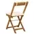 Vanjske bistro stolice 4 pcs Krem bijela 40 x 53 x 80 cm