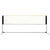Den Nastavljiva mreža za badminton 400x103x94-158 cm kovinsk