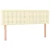 Vidaxl Box spring postelja z vzmetnico krem 140x200 cm umetno usnje
