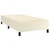 Krevet box spring s madracem LED krem 90x200 cm od umjetne kože