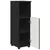 Kupaonski ormar Crna 30 x 35 x 95 cm Konstruirano drvo & Metal