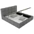 Tapacirani Krevet Cloudy 160/200 cm , siva