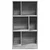 Regal za knjige boja hrasta 57x28,5x107,5 cm konstruirano drvo