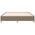 Vidaxl Posteljni okvir taupe 180x200 cm blago