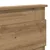 Vidaxl Konstrukcija postelje Oreh 120 x 190 cm Masivno borovo les