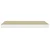 Plutajuće zidne police 4 kom hrast i bijele 60x23,5x3,8 cm MDF