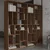 HANAH HOME Polica za knjige Nicola Antique Walnut