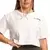 GymBeam Women‘s Limitless Cropped T-Shirt White