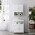 Songmics Stenski omarica 60x20x70 cm Bela