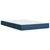 vidaXL vidaXL Box spring postelja z vzmetnico moder 120x200 cm blago, (21291885)