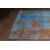 Conceptum Hypnose Tepih Fusion -AL 05, 150x230 cm, Plavo-narandžasti
