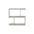 Hanah Home Klub sto Life, 60x60x20 cm, Krem