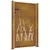 Vrtna vrata 100x125 cm Corten čelik dizajn trave
