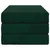 Sofa na razvlačenje 100 x 67 x 45 cm Tamnozelena