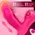 SuperLove Riding Grinding Thrusting & Clitoris Licking Vibrator with Remote & App Pink
