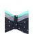 LASCANA Bikini zgornji del Monroe, modra