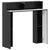Okvir za kamin Crna 102 x 18 x 100,5 cm Konstruirano drvo