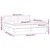 Vidaxl Box spring postelja z vzmetnico LED modra 200x200 cm blago