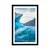 Plakat s paspartujem kristali ledenika - 40x60 white