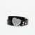 Pas HUMAN MADE Leather Buckle Belt Silver L